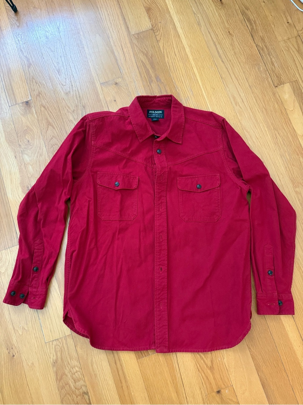 Filson heavy chamois long sleeve